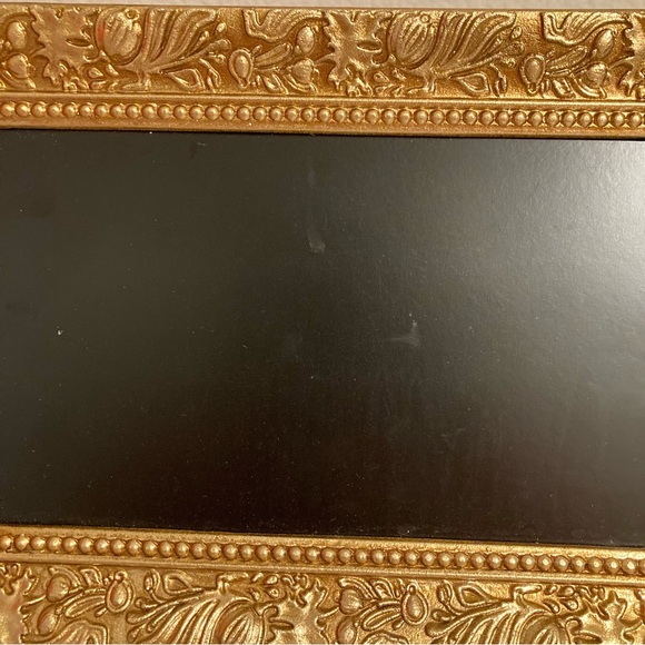 Vintage Style, Gold Ornate Chalkboard Wood Decor - Picture 4 of 9